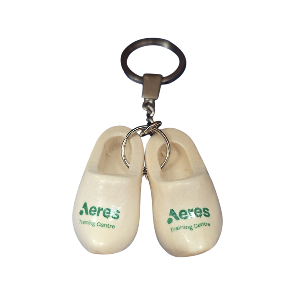 Klomp sleutelhanger paar met logo