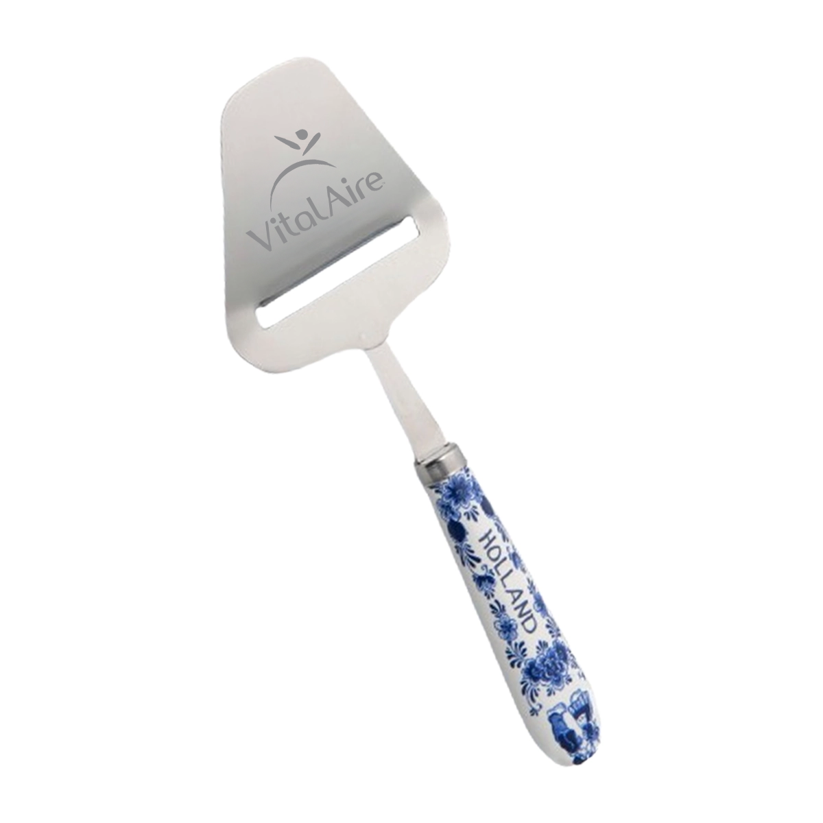 Delfts blauwe kaasschaaf met logo