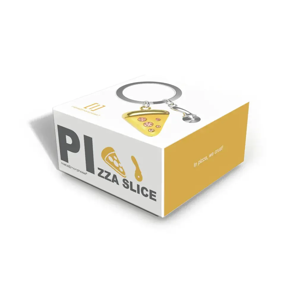 Metalmorphose Sleutelhanger Pizza