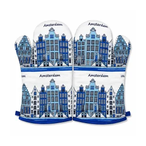 Delfts blauw grachtenpanden
