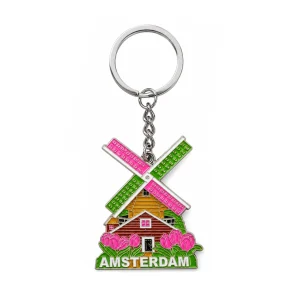 Molen groen roze